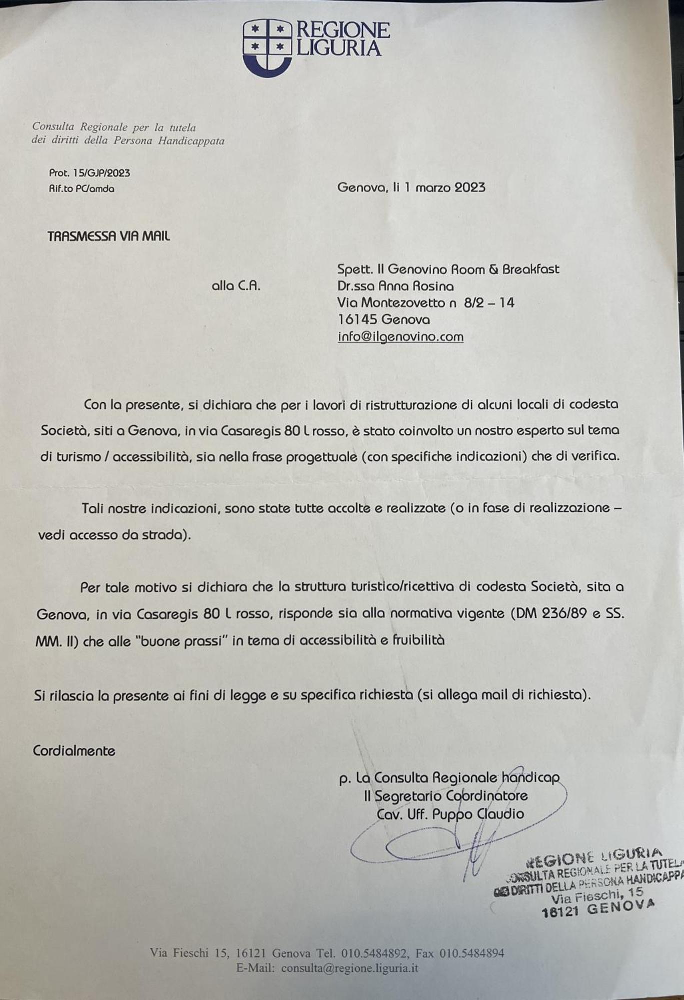 Apartamento Il Genovino Caffa Génova Exterior foto
